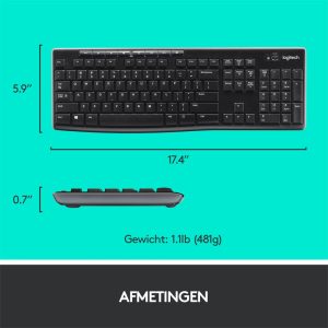 QWERTZ | Logitech MK270 | Draadloze Muis en Toetsenbordcombo | QWERTZ - Afbeelding 12