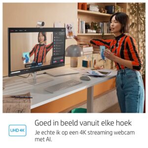 HP 950 UHD | 4K 30FPS USB Webcam met Microfoon - Afbeelding 14