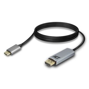ACT AC7035 | USB-C naar DisplayPort Kabel | 1,8 m - Afbeelding 1