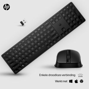 AZERTY | HP 650 Wit | Draadloze Muis en Toetsenbordcombo | AZERTY - Afbeelding 5