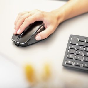 CHERRY DW 9500 Slim | Toetsenbord en Muis | RF Draadloos + Bluetooth | QWERTY (Engels) | Zwart en Grijs - Afbeelding 6