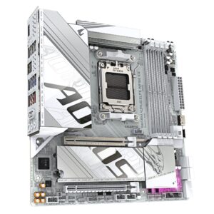 Gigabyte B850M AORUS ELITE WIFI6E ICE | Socket AM5 | AMD B850 | 4xDDR5 | Micro ATX | Moederbord - Afbeelding 4