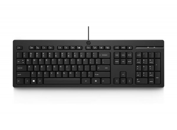 HP 125 | Bedraad Toetsenbord | USB | QWERTY US International | Zwart - 0