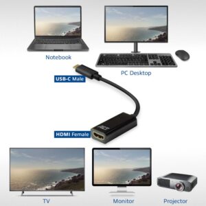 ACT AC7305 | USB-C naar HDMI Adapter | 0,15 m | Zwart - Afbeelding 6