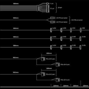be quiet! System Power 9 600W CM | 600 Watt Bronze ATX PSU | Deels Modulair | Power Supply | Voeding - Afbeelding 6
