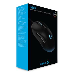 Logitech G403 Hero | Draadloze Gaming Muis | Rechtshandig | RF | 25600 DPI | Zwart - Afbeelding 14