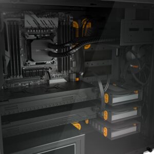 be quiet! Pure Base 600 Window | Midi Tower Case | Zwart/Oranje - Afbeelding 7