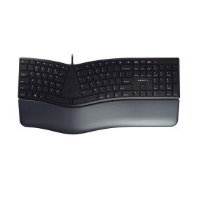 CHERRY KC 4500 Ergo | Toetsenbord | USB | QWERTY (US Engels) | Zwart - Afbeelding 1