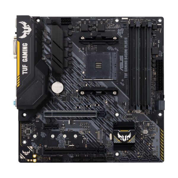 ASUS TUF Gaming B450M-Plus II | Socket AM4 | AMD B450 | 4xDDR4 | Micro-ATX | Moederbord - 0