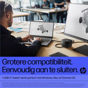 HP G4 Docking Station | Thunderbolt 280W | Zwart - Afbeelding 9