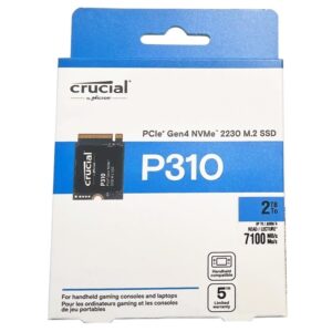 Crucial P310 | 1 TB NVMe SSD | M.2 (Gen4) | tot 7.100 MB/s Lezen | tot 6.000 MB/s Schrijven - Afbeelding 3