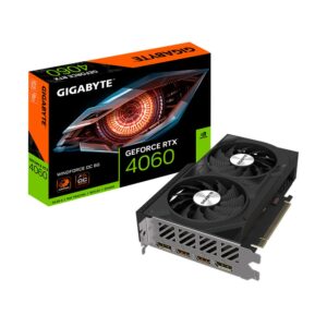 Gigabyte GeForce RTX 4060 Windforce OC | 8GB GDDR6 VRAM | Videokaart | GPU | Nvidia - Afbeelding 1