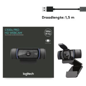 Logitech C920s PRO | 1080p 30FPS USB Webcam met Microfoon - Afbeelding 10