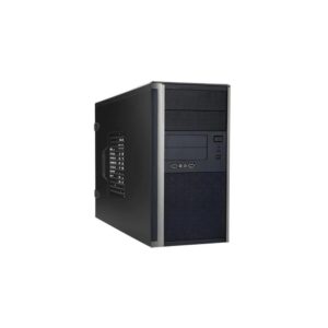 InWin EM035 | M-ATX Behuizing | Inclusief 350W PSU | Real Watt | Zwart - Afbeelding 1