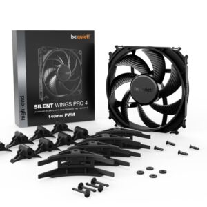 be quiet! Silent Wings Pro 4 | 140mm PWM Case Fan | Zwart - Afbeelding 6