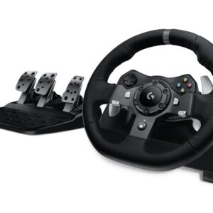 Logitech G920 Driving Force | Racestuur en pedalen | Force Feedback | 900° rotatie | USB 2.0 | Compatibel met Xbox Series X|S, Xbox One en PC | Zwart - Afbeelding 1