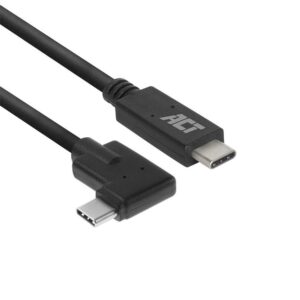 ACT AC7406 | USB 3.2 Gen 1 Kabel | USB-C naar USB-C | 1m | Zwart - Afbeelding 1
