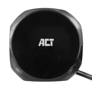 ACT AC2400 | Stekkerdoos | 3 Stopcontacten | Zwart - Afbeelding 4