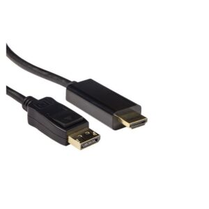 ACT AK3991 | DisplayPort naar HDMI Kabel | 3 m | Zwart - Afbeelding 1