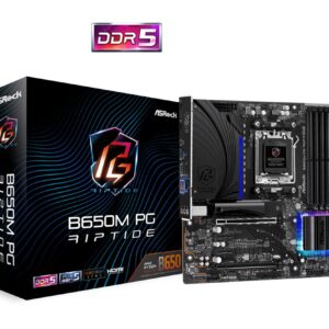 Asrock B650M PG Riptide | Socket AM5 | AMD B650 | 4xDDR5 | Micro-ATX | Moederbord | Renewed - Afbeelding 7