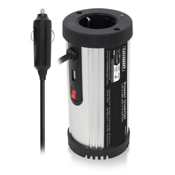 Eminent EM3995 | Auto Omvormer Met USB-A | 150 Watt - 0