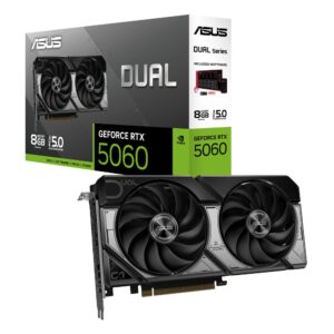 ASUS Dual GeForce RTX 5060 | 8GB GDDR7 | DLSS 4 | Videokaart | Nvidia GPU - Afbeelding 1