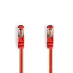 Nedis netwerkkabel | Cat6 | S/FTP (S-STP) | 2 m | Rood | CCGP85221RD20 - Afbeelding 1