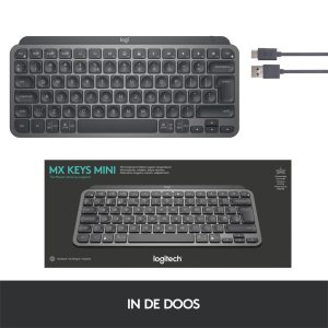 Logitech MX Keys Mini | Draadloos Verlicht Toetsenbord | QWERTY - Afbeelding 12