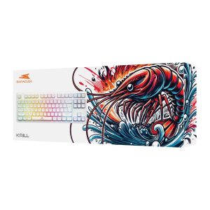 Baracuda KRILL RGB | Tenkeyless Bedraad Gaming Toetsenbord | QWERTY | Wit - Afbeelding 7