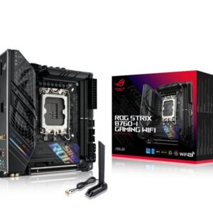 ASUS ROG STRIX B760-I GAMING WIFI | Socket LGA 1700 | Intel B760 | 2xDDR5 | Mini-ITX | Moederbord - Afbeelding 1