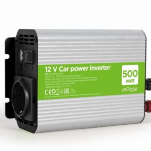 Gembird EG-PWC500-01 | Netvoeding & Inverter Auto | 500 W | Grijs - Afbeelding 1
