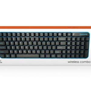 QWARE Wireless Waterford Toetsenbord + Muis Blauw - Afbeelding 3