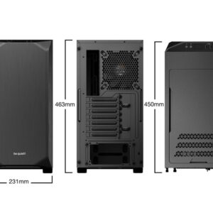 be quiet! Pure Base 500 | Midi Tower Case | Zwart - Afbeelding 3