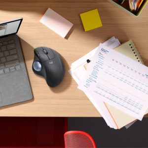 Logitech M575 Ergo Trackball for Business | Ergonomische Draadloze Muis | Rechtshandig | RF + Bluetooth | 2000 DPI | Grafiet - Afbeelding 9