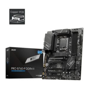 MSI PRO B760-P DDR4 II | Socket LGA 1700 | Intel B760 | 4xDDR4 | ATX | Moederbord - Afbeelding 1