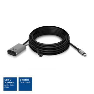 ACT AC7060 | USB-C Verlengkabel met Signaalversterker | 5m | Zwart - Afbeelding 4