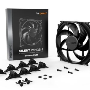 be quiet! Silent Wings 4 | 140mm PWM Behuizingsventilator | Zwart | Single Pack (1 stuk) - Afbeelding 5