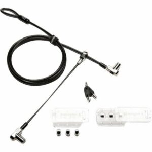 Kensington kabelslot | Universeel | 3-in-1 | Met sleutel | Dubbele slothoofden | K63380WW - Afbeelding 1