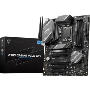 MSI B760 GAMING PLUS WIFI | Socket LGA 1700 | Intel B760 | 4xDDR5 | ATX | Moederbord - Afbeelding 1