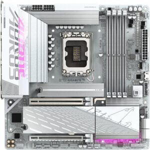 Gigabyte B860M AORUS ELITE WF6E ICE | Socket LGA 1851 (V1) | Intel B860 | 4xDDR5 | Micro ATX | Moederbord - Afbeelding 4