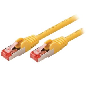Nedis S/FTP Cat 6 Netwerkkabel | 5 m | Geel - Afbeelding 1