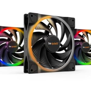 be quiet! Light Wings 140mm PWM High-Speed | 140mm Behuizingsventilator | Zwart | Triple Pack (3 stuks) - Afbeelding 1