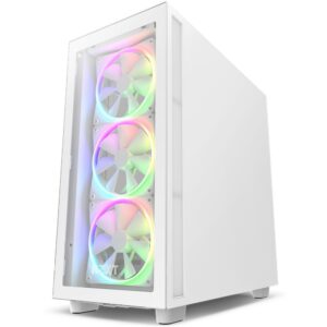 NZXT H7 Elite RGB | ATX Midi Tower Behuizing | Wit - Afbeelding 3