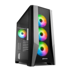 Sharkoon TG7M RGB | Midi Tower Case | Zwart - Afbeelding 1
