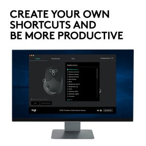 Logitech M720 Triathlon | Draadloze Muis | Rechtshandig | RF + Bluetooth | 1000 DPI | Zwart - Afbeelding 7