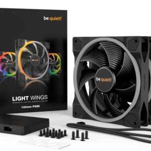 be quiet! Light Wings | 140mm PWM Triple Pack Computer behuizing Ventilator 14 cm Zwart 1 stuk(s) - Afbeelding 7