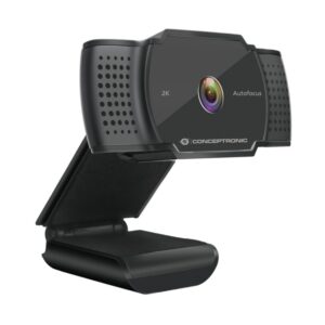 Conceptronic AMDIS02B | 2K Super HD Webcam | 5MP | 2592x1944 @30FPS | Autofocus | USB 2.0 | Ingebouwde Microfoon - Afbeelding 1