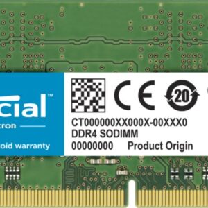 Crucial | 1x32GB DDR4 | 3200MHz | SODIMM | CL22 | Geheugenmodule | RAM - Afbeelding 1