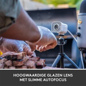 Logitech StreamCam | 1080p 60FPS USB-C Webcam met Microfoon | Wit - Afbeelding 10