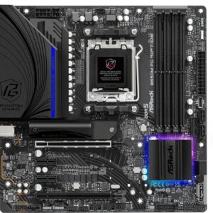 Asrock B650M PG Riptide | Socket AM5 | AMD B650 | 4xDDR5 | Micro-ATX | Moederbord | Renewed - Afbeelding 1